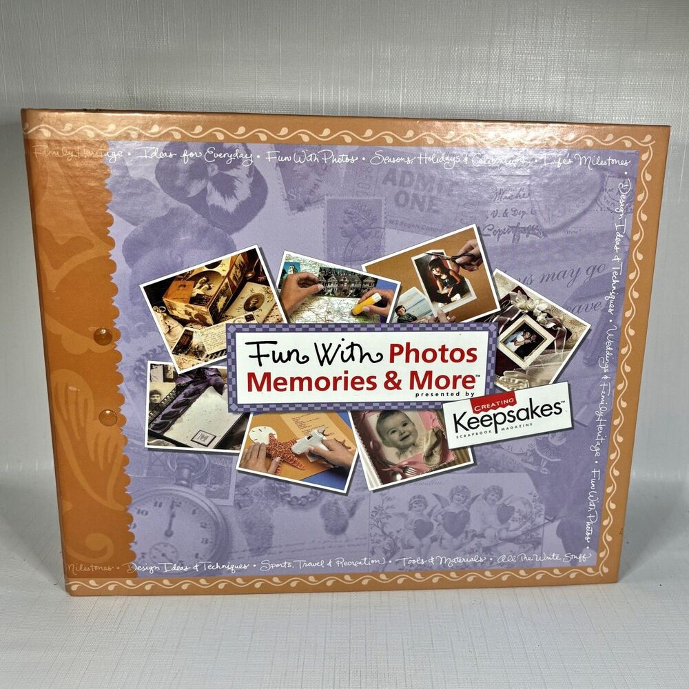 Scrapbook Project Binder  Crafts Photos Creating Keepsakes Memories Made USA